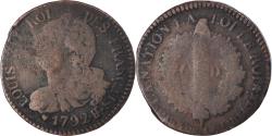 World Coins - Coin, France, 6 deniers français, 6 Deniers, 1792 / AN 4, Strasbourg