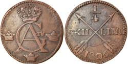 World Coins - Coin, Sweden, Gustaf IV Adolf, 1/4 Skilling, 1806, , Copper, KM:564