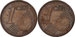 World Coins - European Union, Euro Cent, error double reverse side, Coppered Steel,
