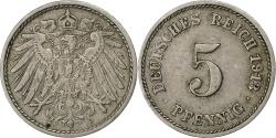 World Coins - Germany, Wilhelm II, 5 Pfennig, 1913, Stuttgart, Copper-nickel,