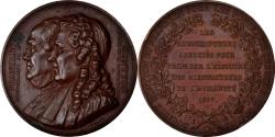 World Coins - France, Medal, FranklIn and Montyon, Masonic, 1833, Barre, , Bronze