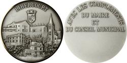 World Coins - France, Medal, Ville de Libercourt, Silvered bronze, Pichard,