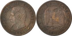World Coins - Coin, France, Napoleon III, Napoléon III, Centime, 1854, Strasbourg,