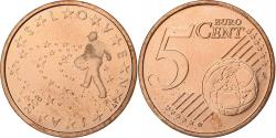 World Coins - Slovenia, 5 Euro Cent, 2008, Utrecht, Copper Plated Steel,