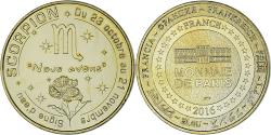 World Coins - France, Token, Touristic token, 13 AUBAGNE Les signes du zodiaque, SCORPION
