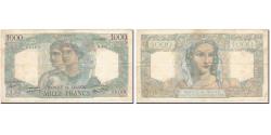World Coins - Banknote, France, 1000 Francs, 1945, 1947-01-09, VF(30-35), Fayette:41.18