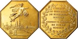 World Coins - France, Token, Chambre de Commerce de Rouen, 1802, Lecomte, , Vermeil