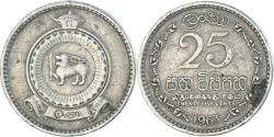 World Coins - Coin, Ceylon, 25 Cents, 1963