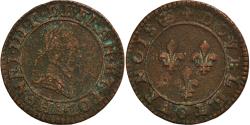 World Coins - Coin, France, Henri III, Double Tournois, Paris, , Copper, Sombart:4072