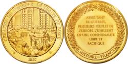 World Coins - France, Medal, French Fifth Republic, History, , Vermeil