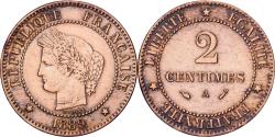 World Coins - France, 2 Centimes, Cérès, 1889, Paris, Bronze, , Gadoury:105
