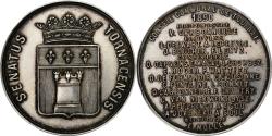 World Coins - Belgium, Conseil Municipal De Tournai, 1890, Silver, E;MOLLE,