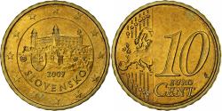 World Coins - Slovakia, 10 Centimes, 2009, Kremnica, Nordic gold,