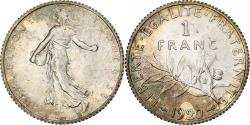 World Coins - France, Semeuse, Franc, 1920, Paris, , Silver, KM:844.1, Gadoury:467