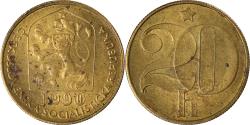 World Coins - Coin, Czechoslovakia, 20 Haleru, 1990
