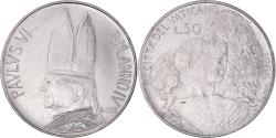 World Coins - Coin, VATICAN CITY, Paul VI, 50 Lire, 1966, , Acier inoxydable, KM:89