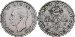 World Coins - Great Britain, George VI, Florin, Two Shillings, 1947, Copper-nickel,