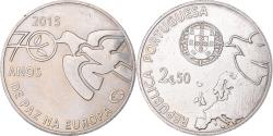 World Coins - Portugal, 2-1/2 Euro, 2015, Anos de Paz na Europa, , Cupronickel