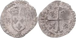 World Coins - Coin, France, Henri IV, Douzain aux deux H, 1594, Lyon, , Billon
