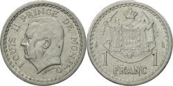 World Coins - Coin, Monaco, Louis II, Franc, , Aluminum, KM:120