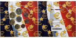 World Coins - France, Coffret 1c. à 2€, BU, 2004, MDP,