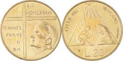 World Coins - Coin, VATICAN CITY, John Paul II, 20 Lire, 1983, , Aluminum-Bronze, KM:171
