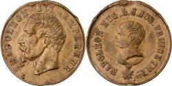 World Coins - France, Medal, Napoléon III, Le Prince Impérial, Brass,