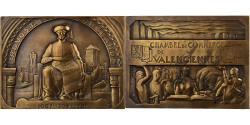 World Coins - France, Medal, Chambre de Commerce de Valenciennes, 1930, Bronze, Dautel