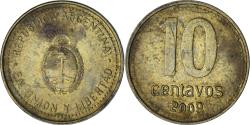 World Coins - Argentina, 10 Centavos, 2009