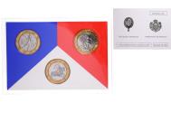 World Coins - Coin, France, Coffret triptyque 3 x 10 frs., 1989, MDP, FDC, 645/2000