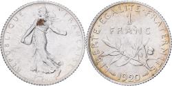 World Coins - France, Franc, Semeuse, 1920, Paris, Silver, , Gadoury:467, KM:844.1