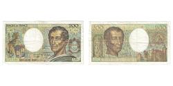 World Coins - France, 200 Francs, Montesquieu, 1991, J.091137492, EF(40-45), Fayette:70.11