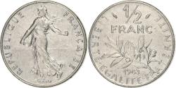 World Coins - France, 1/2 Franc, Semeuse, 1983, Paris, Nickel, , Gadoury:429