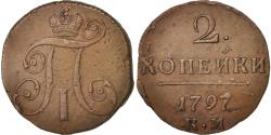 World Coins - Coin, Russia, Paul I, 2 Kopeks, 1797, , Copper, KM:95.4