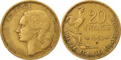 World Coins - Coin, France, Guiraud, 20 Francs, 1950, Beaumont - Le Roger, 3 faucilles / G