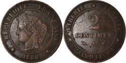 World Coins - Coin, France, Cérès, 2 Centimes, 1882, Paris, , Bronze, KM:827.1