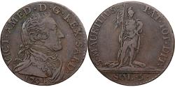 World Coins - Coin, ITALIAN STATES, SARDINIA, Vittorio Amedeo III, 5 Soldi, 1794, Torino