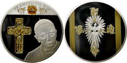 World Coins - France, Medal, Le Pape François, , Copper Plated Silver