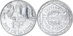 World Coins - France, 10 Euro, Euros des régions, 2011, Paris, Pays De La Loire,