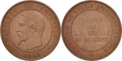 World Coins - France, Token, Chamber of Commerce, Visite de Napoléon III à Lille, 1853