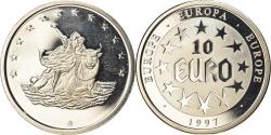 World Coins - France, Medal, 10 Euro Europa, Politics, Society, War, 1997, , Copper