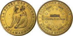 World Coins - France, Token, Rocamadour - La forêt des singes n°2, 2005, Copper-nickel