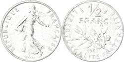 World Coins - Coin, France, 1/2 Franc, 1983