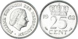 World Coins - Coin, Netherlands, 25 Cents, 1962