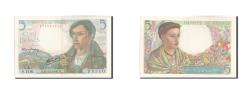 World Coins - Banknote, France, 5 Francs, 5 F 1943-1947 ''Berger'', 1943, 1943-12-23