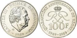 World Coins - Coin, Monaco, Rainier III, 100 Francs, 1989, , Silver, KM:164