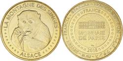 World Coins - France, Token, Kintzheim - Montagne aux singes n° 12, 2018, MDP,
