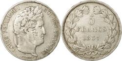 World Coins - Coin, France, Louis-Philippe, 5 Francs, 1837, Bordeaux, , Silver