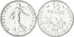 World Coins - Coin, France, 1/2 Franc, 1973