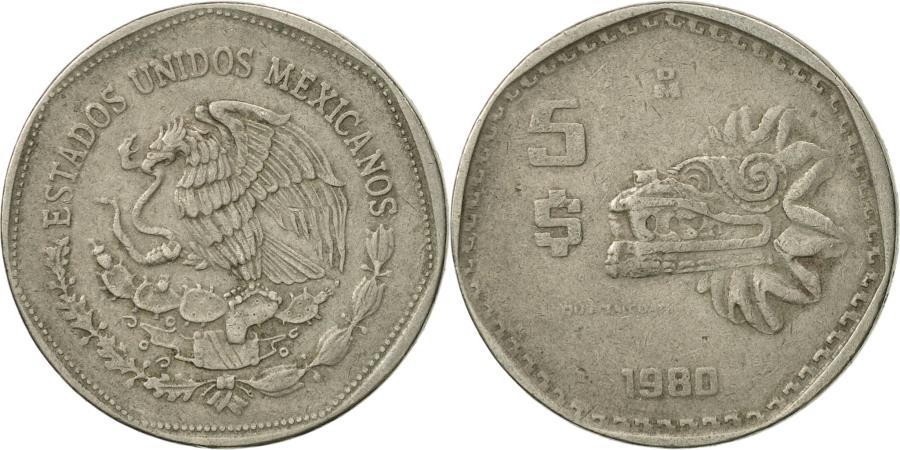 mexico-5-pesos-1980-mexico-city-copper-nickel-km-485-north